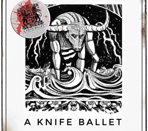 A Knife Ballet - Scattered Red, Blue & Black